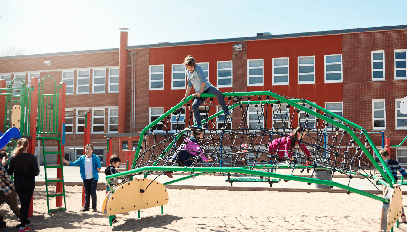 Students participating in a classroom activity.